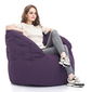 violet butterfly bean bag