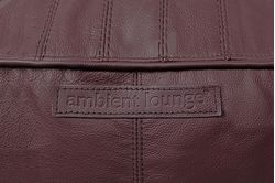 brown leather bean bags - Ambient Lounge