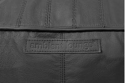 black leather bean bags - Ambient Lounge