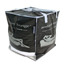 white premium filling bean bags by Ambient Lounge