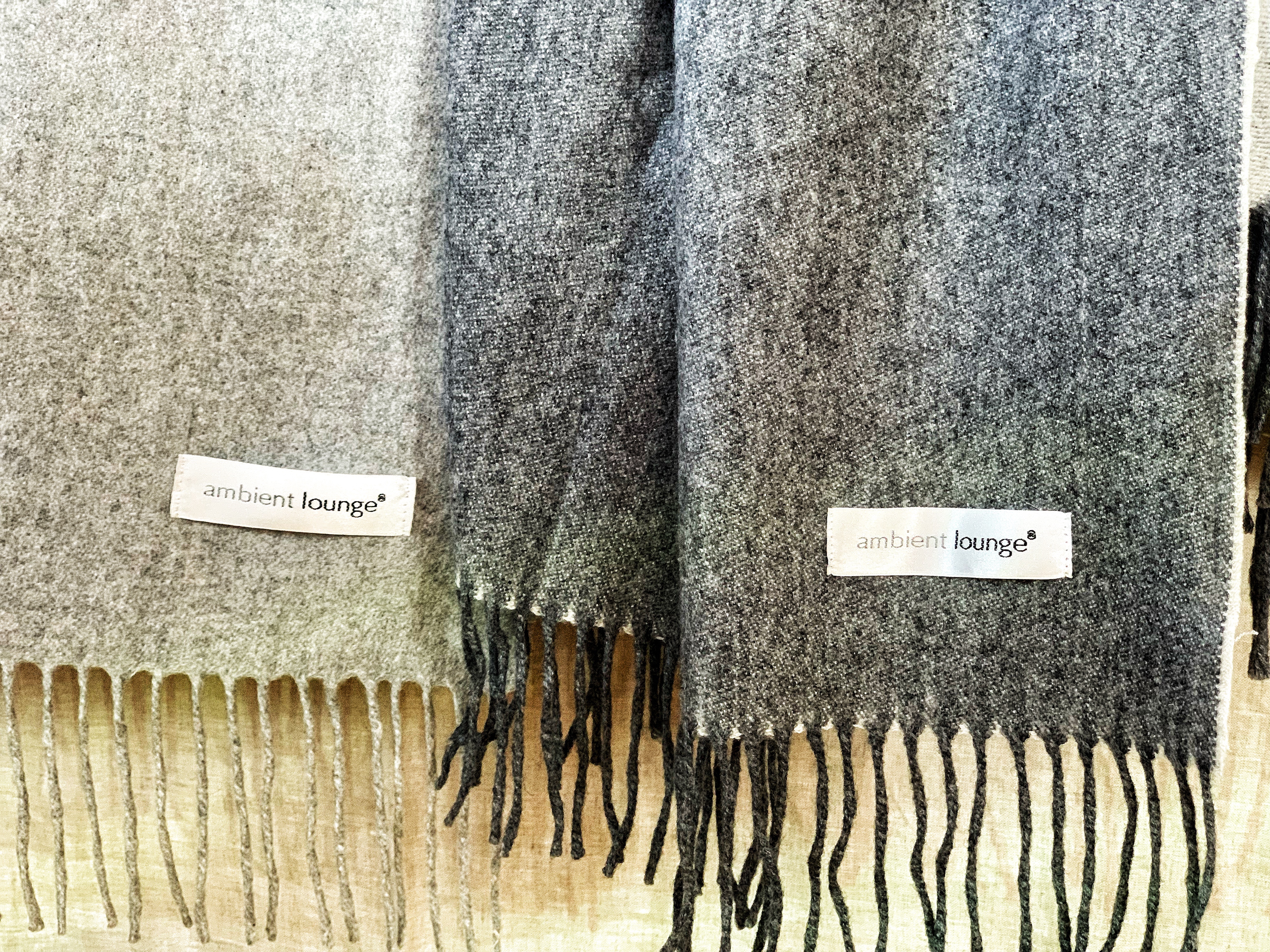 Cozy Australian merino wool throw (grey) by ambient lounge® new zealand