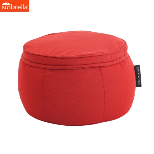 crimson  wing ottoman sunbrella fabric bean bag