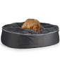 black cushion dog beds made of bean bags by Ambient Lounge