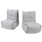 Mod 2 Twin Couch - Silverline (UV Grade AA+)