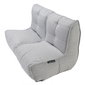 Mod 2 Twin Couch - Silverline (UV Grade AA+)