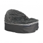 Luxury Hooded Pet Bed (Grey)