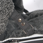 Luxury Hooded Pet Bed (Grey)