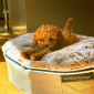 Small Luxury Indoor/Outdoor Dog Bed (Cappuccino)