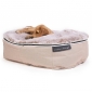 Small Luxury Indoor/Outdoor Dog Bed (Cappuccino)