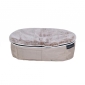 Small Luxury Indoor/Outdoor Dog Bed (Cappuccino)