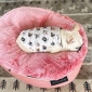 Small Luxury Indoor/Outdoor Dog Bed (Ballerina Pink)