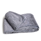close up ambient lounge deluxe faux fur throw in sensory grey