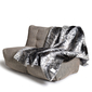 animal print luxury throw on ambient lounge twin couch