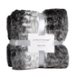 1150gm deluxe animal print faux fur throw by ambient lounge