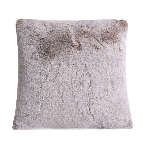 1150gm deluxe cappuccino faux fur cushion by ambient lounge