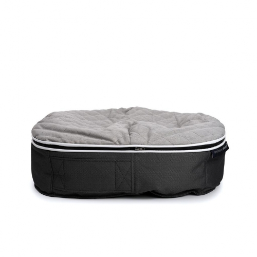 Small Premium Cooling ThermoQuilt Cat Bed (Silver)