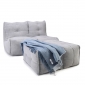 Blue Mist merino wool throw by ambient lounge