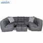 Mod6 titanium weave lounge set with cushions from ambient lounge in new zealand