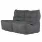 Mod 2 Twin Couch Titanium Weave from ambient lounge in New Zealand