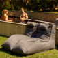 outdoor titanium weave twin avatar lounger from ambient lounge in new zealand