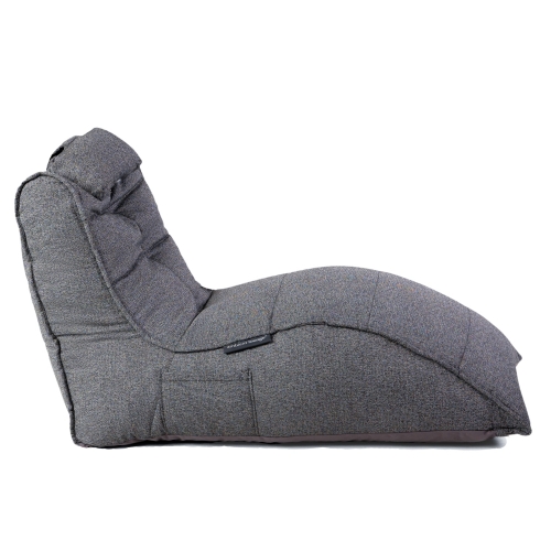 Avatar Lounger with Headrest - Titanium Weave (UV Grade AA+)