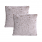 Deluxe Faux Fur Cushion - Cappuccino (Set of 2)