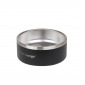 1L Double-Wall Stainless Steel Food & Water Dog Bowl (Black)