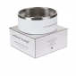 2L Double-Wall Stainless Steel Food & Water Dog Bowl (White)