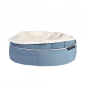 Small Indoor/Outdoor Dog Bed (Blue Dream with Organic Cotton)