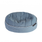 Small Indoor/Outdoor Dog Bed (Blue Dream with Organic Cotton)