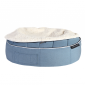 Medium Indoor/Outdoor Dog Bed (Blue Dream with Organic Cotton)