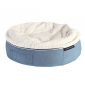 Medium Indoor/Outdoor Dog Bed (Blue Dream with Organic Cotton)