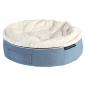 Large Indoor/Outdoor Dog Bed (Blue Dream with Organic Cotton)