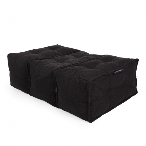 Mod 3 Ottoman Trio - Black Sapphire