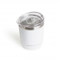 Stainless Steel Drink Cup - 300ml Black/White (Set of 2)