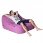 purple satellite twin bean bag