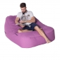 purple satellite twin bean bag