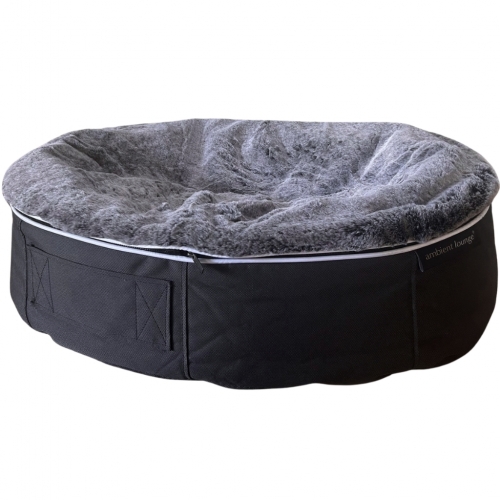 extra large grey dog beds made of bean bags by Ambient Lounge New Zealand