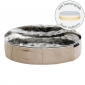 Large Rebound Foam Mattress Dog Bed (Cappuccino + Wild Animal)