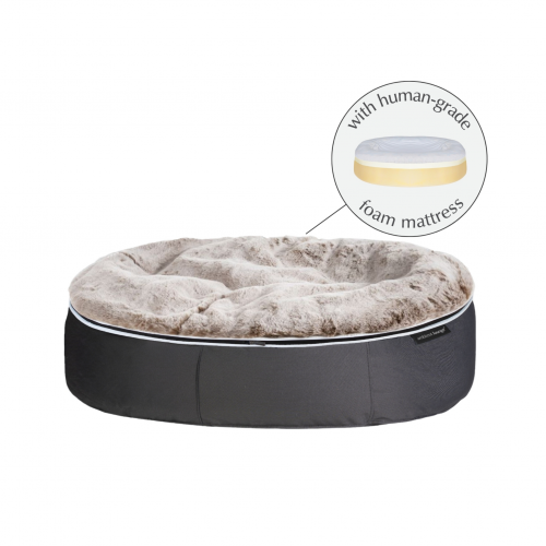 Small Rebound Foam Mattress Dog Bed (Original + Cappuccino)