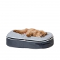 Small Rebound Foam Mattress Cooling ThermoQuilt Dog Bed (Silver)