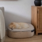 Small Rebound Foam Mattress Cooling ThermoQuilt Dog Bed (Coffee)