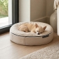 Small Rebound Foam Mattress Cooling ThermoQuilt Dog Bed (Coffee)