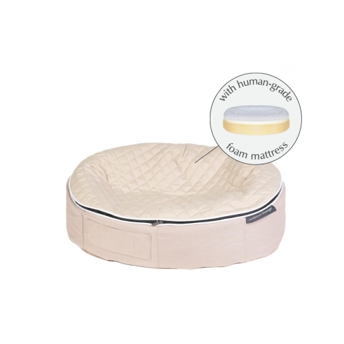 Small Rebound Foam Mattress Cooling ThermoQuilt Dog Bed (Coffee)