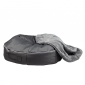 black cushion dog beds made of bean bags by Ambient Lounge