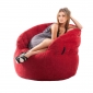 red butterfly bean bag