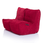 Red Twin Couch Bean Bag Sofa