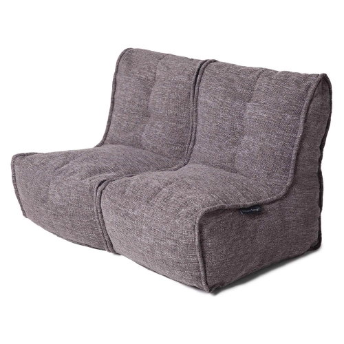 Grey Twin Couch Bean Bag Sofa