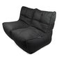 Black Twin Couch Bean Bag Sofa