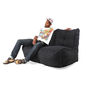 Black Twin Couch Bean Bag Sofa